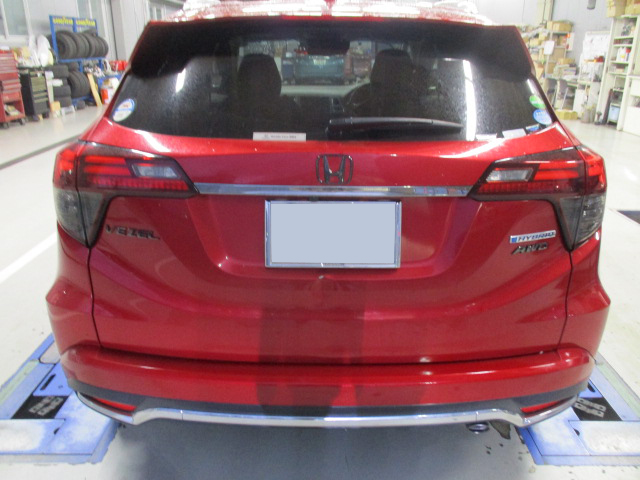 ホンダヴェゼル完成