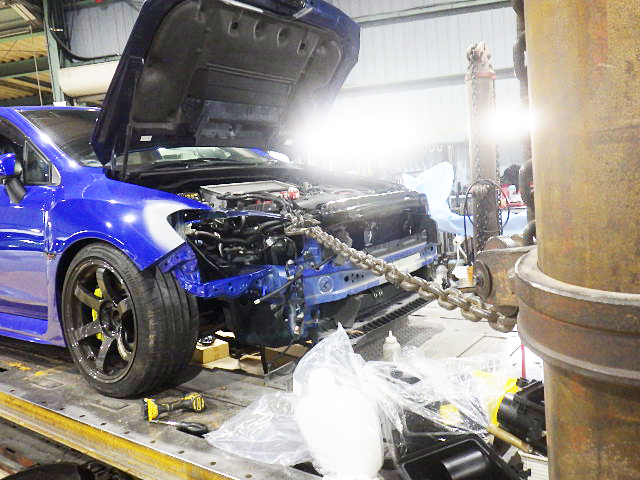 WRXフレーム修正