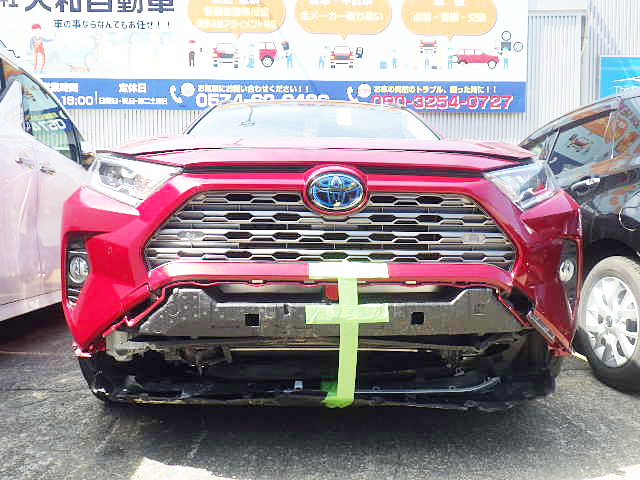 RAV4フロント回り修理